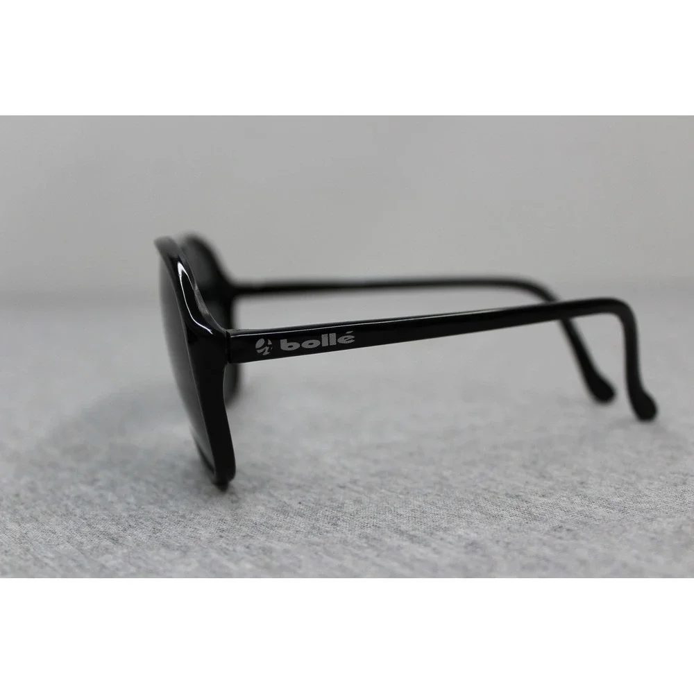 Bolle Sunglasses Mens Black 379 Aviator Polarized France Vintage Sport